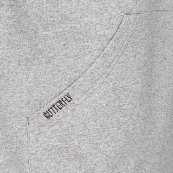 Butterfly Unisex Meranji Hoodie – Soft Cotton Blend, Relaxed Fit Table Tennis Sweatshirt (Dark Or Light Grey)