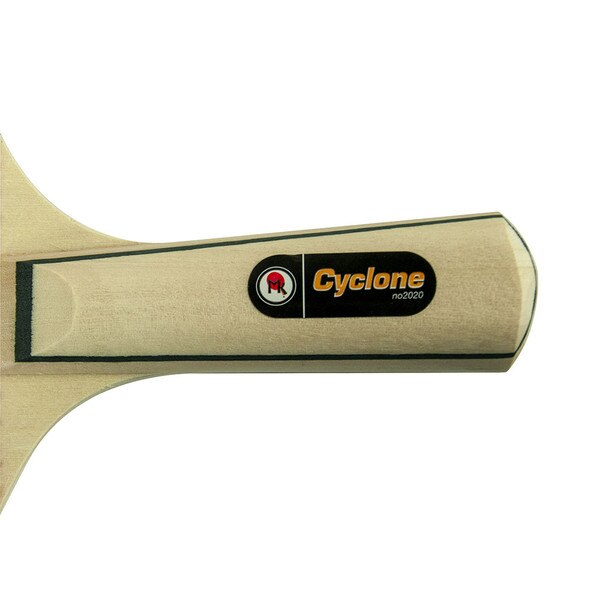 MK Cyclone Hard Bat Ping Pong Paddle - Classic Pips-Out Rubber Table Tennis Racket